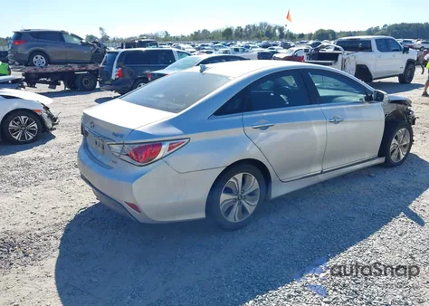 2013 Hyundai Sonata Hybrid Limited from USA, damaged, VIN KMHEC4A43DA085420